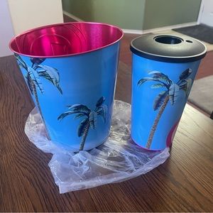 Brand new Barbie popcorn tin and Large Barbie cup from the new movie